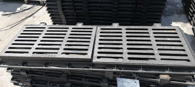 海港球墨铸铁连体双篦展示