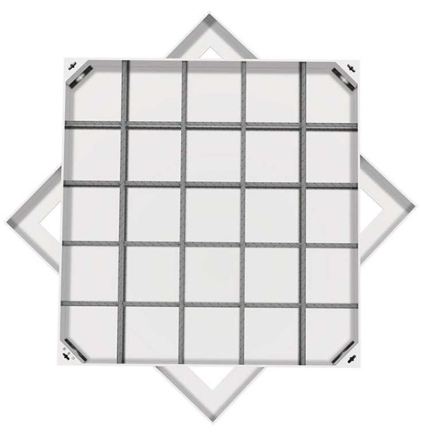 海港不锈钢方井展示